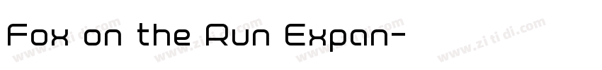 Fox on the Run Expan字体转换 Fox on the Run Expan字体转换